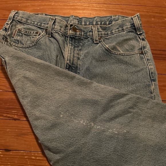 36x30 Carhartt Relaxed Fit Denim Workwear Jeans TAG - Picture 4 of 11